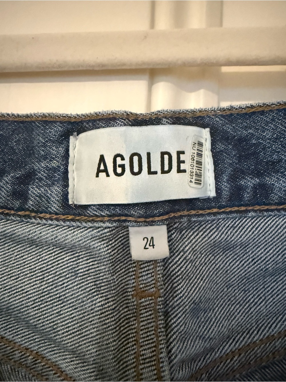 AGOLDE Low Slung Baggy Jean Shade Essence Size 24 - Picture 6 of 8